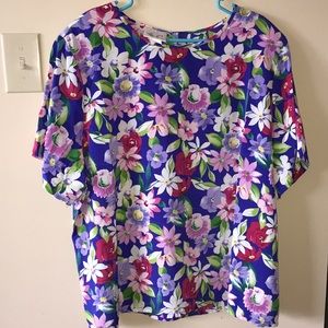 Kathie Lee short sleeve blouse